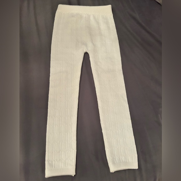 ✨Fleecey lined White Leggings - Picture 1 of 5